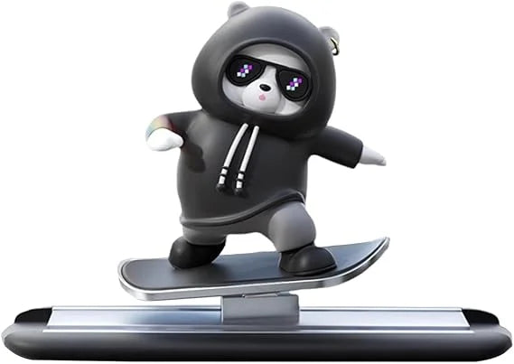 Funny Skateboard Bear Car Decoration
